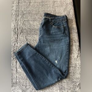 Style & Co. Slim Straight Dark Blue Denim Jeans